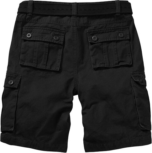 Cargo Shorts for Women Knee Length 7 Pockets Elastic Waist Bermuda Long Shorts for Outdoor Casual Hiking Summer in Saudi Arabia