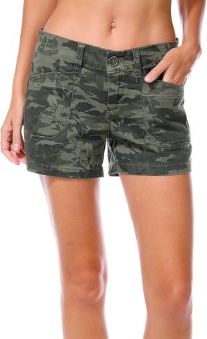 UnionBay Women's Delaney Stretch 3.5 "inseeam Camo Print Short in Saudi Arabia