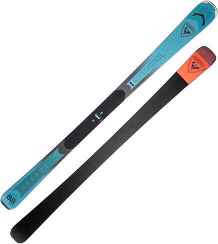 Rossignol Men's Arcade 88 Durable Maneuverable Stable Lightweight Wood Core Extended Sidecut All-Mountain All-Terrain Alpine Snow Sports Skiing Open Skis Without Bindings in Saudi Arabia