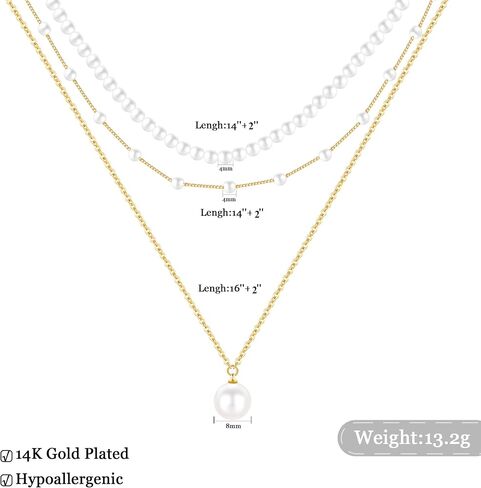 Beach Charm Necklace for Women, Gold Summer Necklace Cute Vintage Seashell Necklace 17" Paperclip Chain With Starfish Pendant Charms Necklaces as Waterproof Summer Jewelry Beach Stuff for Vacation in Kuwait