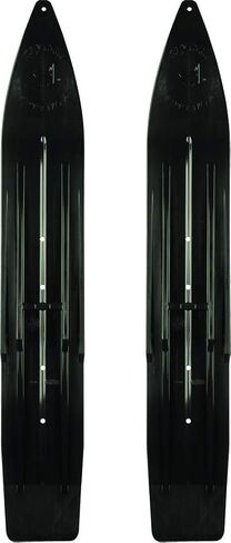 Pair of Black Slydog Powder Hound 7" Snowmobile Skis in Saudi Arabia