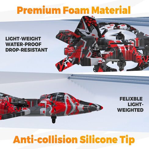 Bezgar HQ057X RC Fighter Airplane 丨 MINI DRONE REMOTE CONTROL طائرة طائرة طائرة بدون طيار للبالغين والأطفال مع هدية خفيفة للأطفال الأزرق in Kuwait
