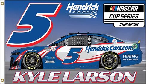 Kyle Larson Cup Series Champion #5 NASCAR Cup Series 3x5 Flag in Saudi Arabia
