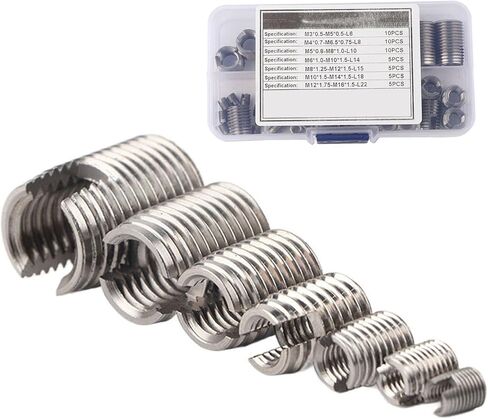 50pcs الفولاذ المقاوم للصدأ الداخلية الخيط النقر على الخيط in Saudi Arabia