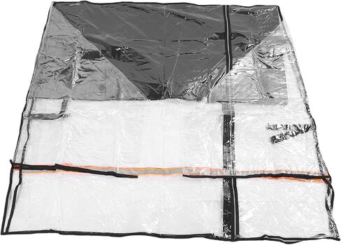 Universal Forklift Rain Cover, Transparent EVA All Weather Protective Enclosure with Simple Structure, 57 x 47 x 52in in Saudi Arabia