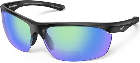 KastKing Tugaloo Semi-Rimless Bifocal Polarized Reader Sunglasses, Bi-focal x1.5 x2.0 x2.5 Magnifications, UV Protection in Saudi Arabia