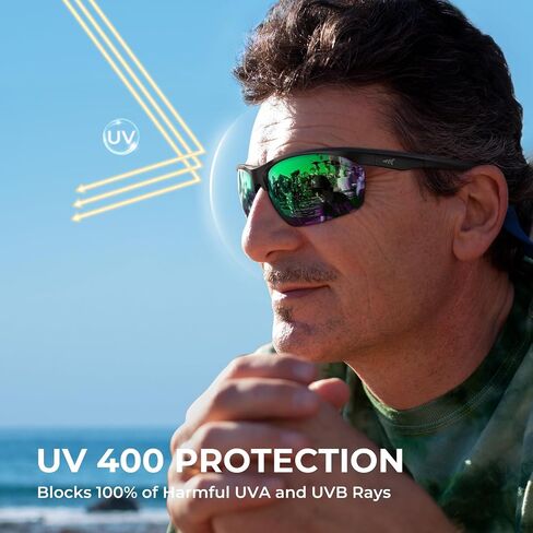 KastKing Tugaloo Semi-Rimless Bifocal Polarized Reader Sunglasses, Bi-focal x1.5 x2.0 x2.5 Magnifications, UV Protection in Saudi Arabia