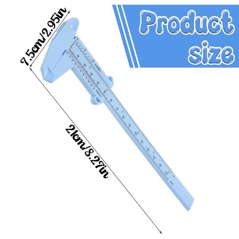 3 PCS البلاستيك الفرجار Vernier 6 بوصة/150 مم أداة قياس ثنائية in Saudi Arabia