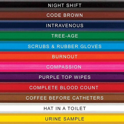 Nurse Themed Coloring Pages | Pack of 10 Different Designs for Pencil or Marker Coloring | 8.5" x 11" Standard Size – Easy to Frame | Heavy Cardstock | Makes a Great Gift in Kuwait