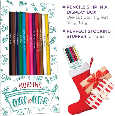 Nurse Themed Coloring Pages | Pack of 10 Different Designs for Pencil or Marker Coloring | 8.5" x 11" Standard Size – Easy to Frame | Heavy Cardstock | Makes a Great Gift in Kuwait