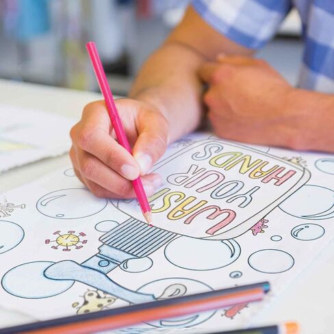 Nurse Themed Coloring Pages | Pack of 10 Different Designs for Pencil or Marker Coloring | 8.5" x 11" Standard Size – Easy to Frame | Heavy Cardstock | Makes a Great Gift in Kuwait