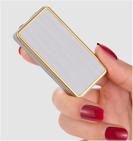 Torch Slide-Down Lighter, Lightweight Deluxe Windproof Straight-Down Metal Refillable Lighter, Candle, Camping (Butane Free)(Gold 1) in Saudi Arabia
