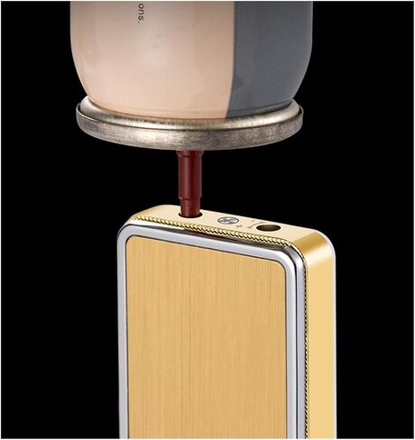 Torch Slide-Down Lighter, Lightweight Deluxe Windproof Straight-Down Metal Refillable Lighter, Candle, Camping (Butane Free)(Gold 1) in Saudi Arabia