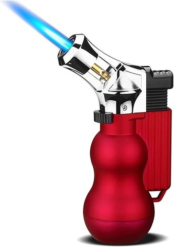 2024 Torch Wighter ، Flame Flame Lighter ، حقن غاز البوتان القابل للتعديل ، مناسب للشموع ، في الهواء الطلق ، التخييم ، المشي لمسافات طويلة (غير مدرج) (أسود) (أسود) in Saudi Arabia