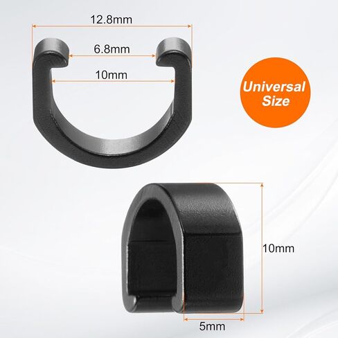 Harfington Bicycle Cable Clamps C Clips Aluminy Aluminy Hose Hose Guide U Clips Brake Derailleur Shifter for MTB Road Pike in Kuwait