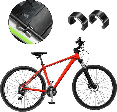 Harfington Bicycle Cable Clamps C Clips Aluminy Aluminy Hose Hose Guide U Clips Brake Derailleur Shifter for MTB Road Pike in Kuwait