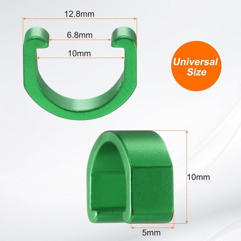 HARFINGTON Bicycle Cable Clamps C-Clips Aluminum Alloy Housing Hose Guide U-Clips Brake Derailleur Shifter for MTB Road Bike in Saudi Arabia