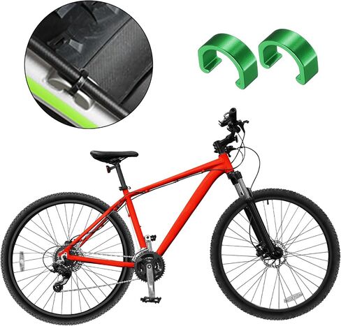 HARFINGTON Bicycle Cable Clamps C-Clips Aluminum Alloy Housing Hose Guide U-Clips Brake Derailleur Shifter for MTB Road Bike in Saudi Arabia