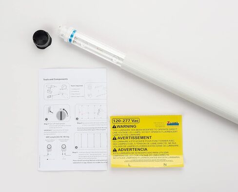 LED Bigeasy Sign Tubes ، الجوانب المزدوجة ، الداخلية والخارجية ، R17D القابلة للتدوير ، استبدل F18T12HO و F18T12VHO ، 120-277VAC ، 10W ، 130LM/W ، 1300LM ، 6500K ، SAM UL RETRO ، 5 سنوات ضمان in Saudi Arabia