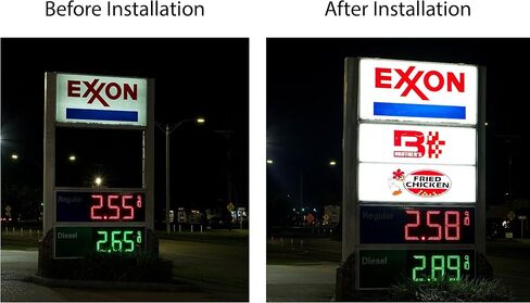 LED Bigeasy Sign Tubes ، الجوانب المزدوجة ، الداخلية والخارجية ، R17D القابلة للتدوير ، استبدل F18T12HO و F18T12VHO ، 120-277VAC ، 10W ، 130LM/W ، 1300LM ، 6500K ، SAM UL RETRO ، 5 سنوات ضمان in Saudi Arabia