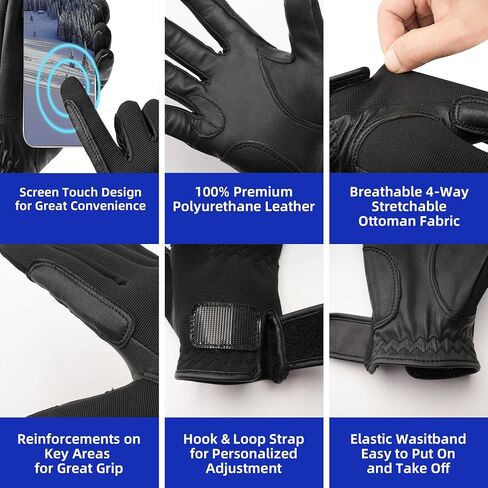 ركوب الخيل شينفون قفازات الفروسية نساء 100 ٪ من جلد الشتاء ركوب الخيل قفازات in Kuwait