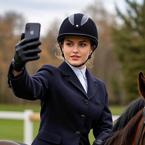 ركوب الخيل شينفون قفازات الفروسية نساء 100 ٪ من جلد الشتاء ركوب الخيل قفازات in Kuwait