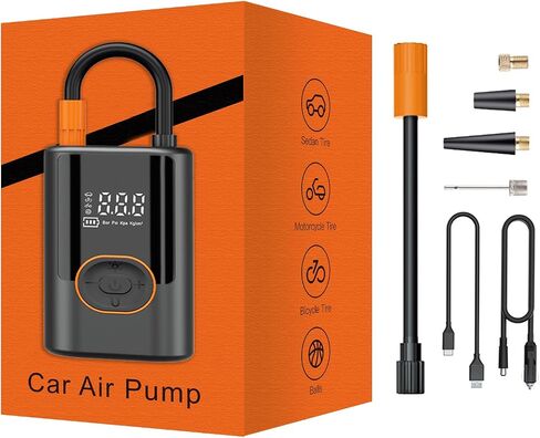 مضخة إطارات الدراجات الكهربائية ، مضخة دراجة محمولة 150psi مع مقياس رقمي ، تدعم مضخة الهواء الكهربائية صمامات بريستا وشريدر ، مناسبة للدراجات على الطرق ، الدراجات الجبلية ، الدراجات الإلكترونية ، والدراجات النارية in Saudi Arabia