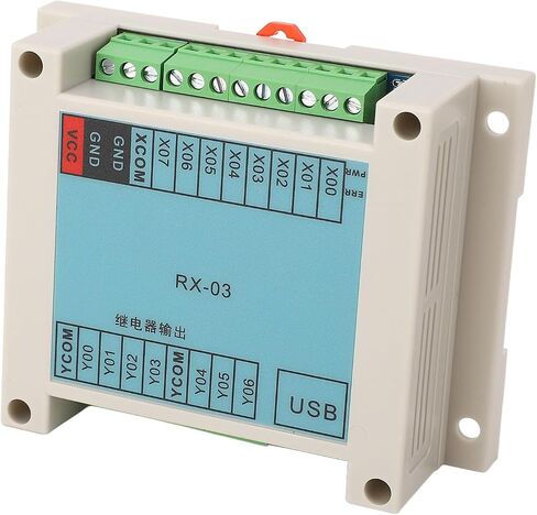 12-24VDC وحدة تحكم المنطق القابلة للبرمجة PLC لوحة التحكم 8 مدخلات 7 إخراج القناة متعددة القناة برمجة الهاتف البرمجة الصناعية التحكم في الأتمتة الصناعية in Saudi Arabia