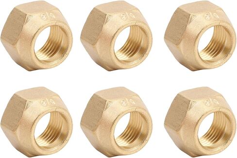 JTLB 10 PCS NUT 5/8 بوصة أنبوب نحاسي كثيف in Saudi Arabia