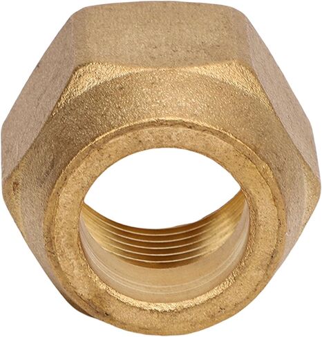 10Pcs 3 8in Tube Fitting Brass Nut for Copper Pipe Air Conditioning Gas Liquid Vacuum Pipelines with 150PSI Max Pressure 65℉ 250℉ Temperature Range in Saudi Arabia
