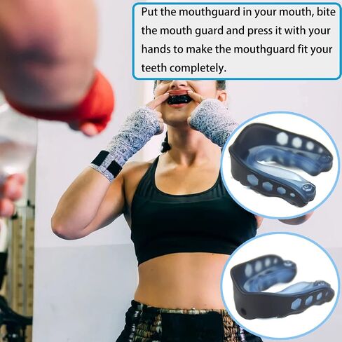 Football Mouthguard,Braces Mouthguards with Strap Fit,Sports Mouth Guard and Mouth Guard for Football, Boxing, Taekwondo, Sanda, Basketball, Lacrosse, Rugby Matches in Saudi Arabia