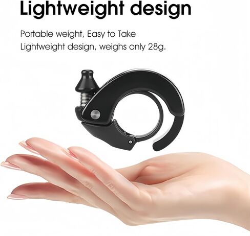 Ultra-Loud Hidden Bike Bell - Ideal for Adults & Kids | 100dB Clear Ring | Fits 22.2mm/0.78in Handlebars | Also for e-Scooters & Walkers ﻿ in Saudi Arabia