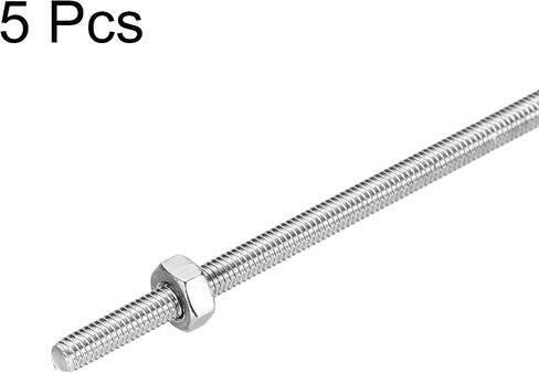 MECCANIXITY Fully Threaded Rod M14 x 300mm 2mm Thread Pitch 304 Stainless Steel Right Hand Threaded Rods Bar Studs with Screws 2 Pack in Saudi Arabia