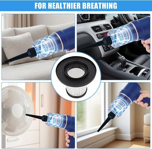 4 حزمة LT-135 استبدال مرشح HEPA: ل Jonyj Handheld Car Vacuum plictibleer مع نظافة Vizeusvac Car Cleaner in Saudi Arabia