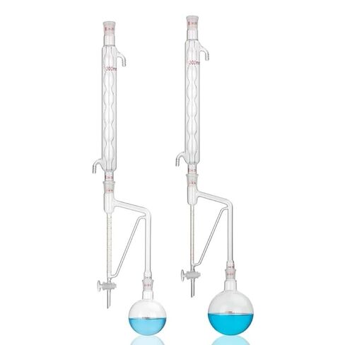 1000ml Heavy Oil Density Tester | Volatile Oil Extraction Device with Joint 24/29 and Glass Switch Valve(Scale 5ml) in Saudi Arabia