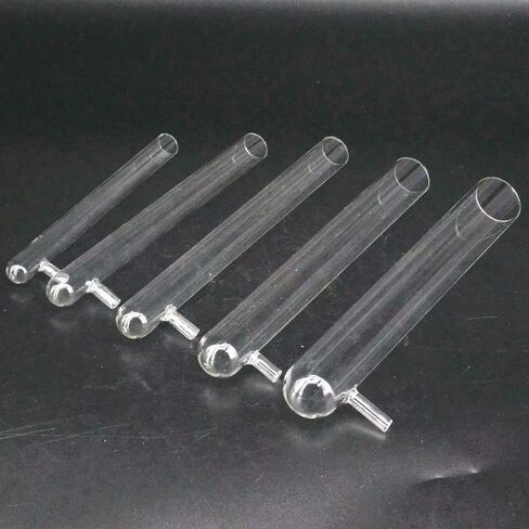 Glass Test Filter Tube Set - 15x100mm, 15x150mm, 18x180mm, 20x200mm, 25x200mm, 30x200mm, 30x300mm, 40x200mm, 40x300mm - Vacuum Bottom Side Arm for Lab Use(20x200mm) in Saudi Arabia