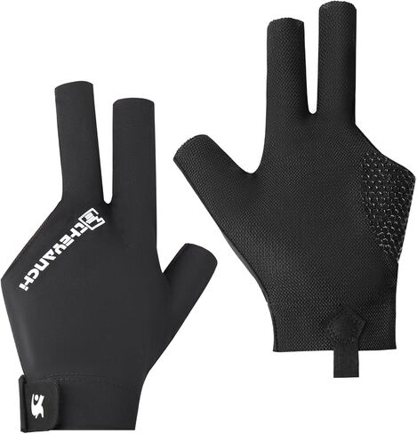 Billiard Pool Glove Left Hand 3 Finger Breathable Pool Gloves Snooker Cue Sport Glove Adjustable Popular Sizes for Men & Women Durable Double Stitching Elasticity Billiard Training Accessories in Saudi Arabia