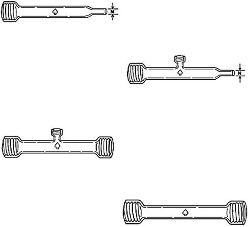 7488-04-48 مشعب أخذ عينات الهواء ، 25 ACE-THRED إلى 1 "نهاية الأنبوب ، 48" طول in Saudi Arabia