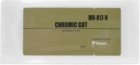 Oasis Vet Pet Gut Suture الجراحية ، 0 ، (CP-1) 1/2 36 مم إبرة قطع عكسية ، 75 سم ، 12/صندوق ، الاستخدام البيطري in Saudi Arabia