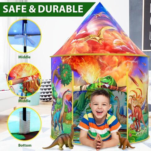 Wilwolfer Rocketship Tent for Kids: Space Toys for Kids-Space Decor for Boys Room-Outdoor Toys for Toddlers in Saudi Arabia