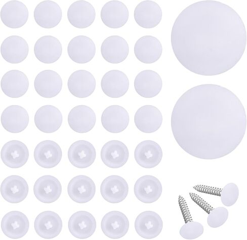 100 PCS CAPS ، حماية المسمار CAP CAP البلاستيك غطاء ثقب المسمار ذاتي التغلب على غطاء المسمار المسمار تركيبات الأثاث للخزانة ، خزانة الكتب ، مجموعة خزانة الأحذية المسمار in Saudi Arabia