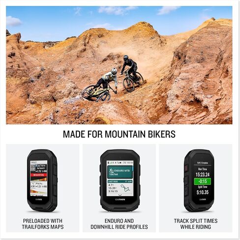Garmin Edge MTB GPS Bike Computer مع خرائط درب كاملة اللون وتتبع الأداء المتقدم للدراجات الجبلية مع طقم التنظيف والمزيد in Saudi Arabia
