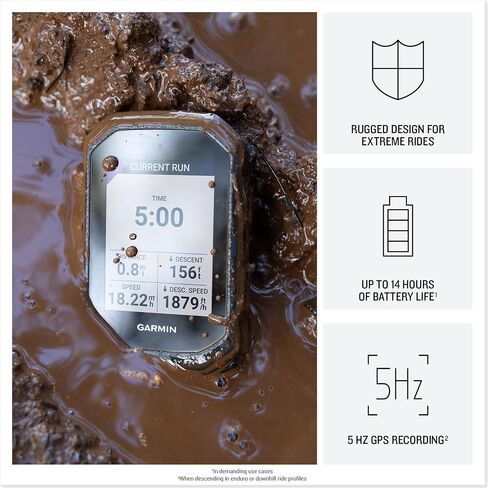 Garmin Edge MTB GPS Bike Computer مع خرائط درب كاملة اللون وتتبع الأداء المتقدم للدراجات الجبلية مع طقم التنظيف والمزيد in Saudi Arabia