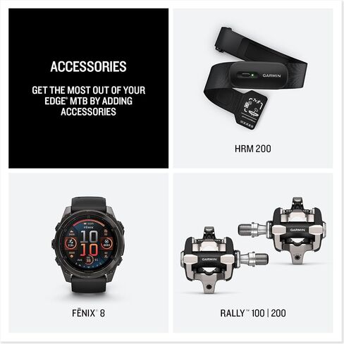 Garmin Edge MTB GPS Bike Computer مع خرائط درب كاملة اللون وتتبع الأداء المتقدم للدراجات الجبلية مع طقم التنظيف والمزيد in Saudi Arabia