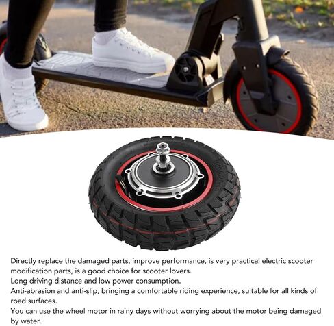 عجلة محرك محرك محرك محرك كهربائي ل M4 M4Pro 10 بوصة Scooter 48V 800W محرك العجلات الخلفية بديل مع الإطار in Saudi Arabia