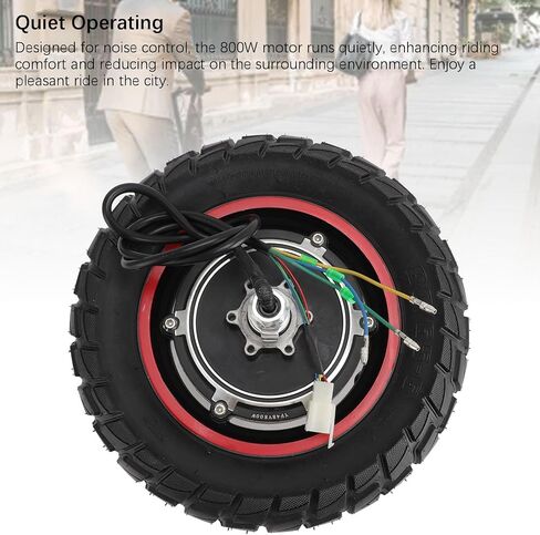 عجلة محرك محرك محرك محرك كهربائي ل M4 M4Pro 10 بوصة Scooter 48V 800W محرك العجلات الخلفية بديل مع الإطار in Saudi Arabia