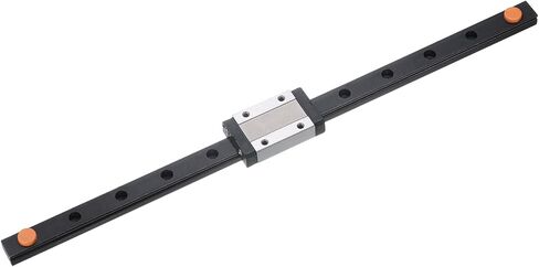 Uxcell MGN12 300mm الدليل الخطي السكك الحديدية مع MGN12H انزلاق كتلة كتلة تحمل الصلب والبلاستي in Saudi Arabia