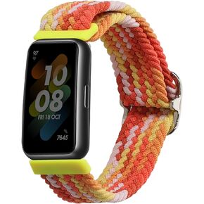 kwmobile Nylon Band Compatible with Huawei Band 7 - Band Replacement Strap for Fitness Tracker