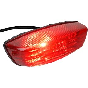 NTHREEAUTO Red ATV Brake Tail Light Motorcycle Rear Taillights Compatible with Suzuki 2005-2014 Ozark 250, 2004-2010 Quadsport Z250, 2005-2008 Quadsport Z400, Equivalent Part Number 35710-03G30