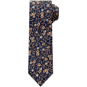 Jacob Alexander Men's Meadow Floral Pattern Regular Length Neck Tie